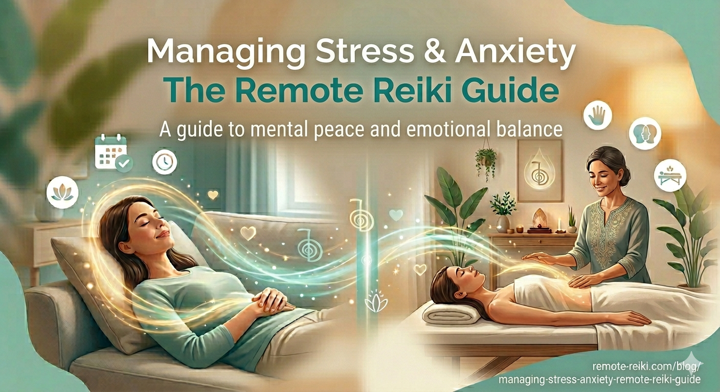 Stress & Angst bewältigen mit Remote Reiki: Ein Leitfaden für Einsteiger
