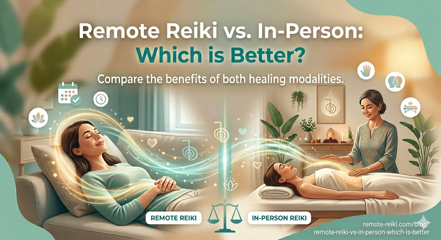 Remote Reiki vs. Persönlich: Welche Methode ist effektiver?